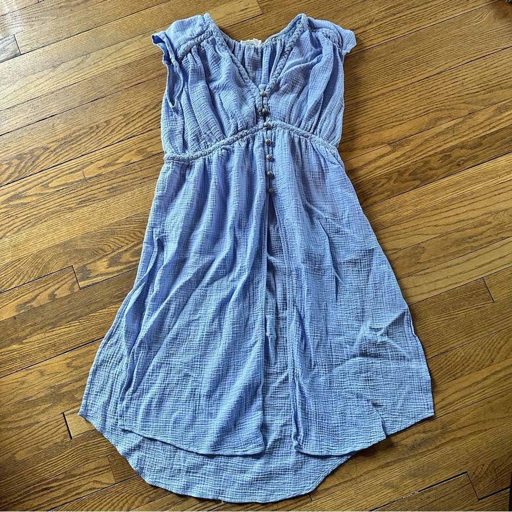 Anthropologie periwinkle beach coverup / large